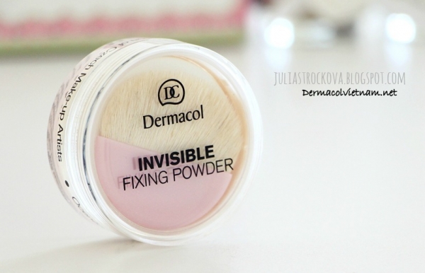 PHẤN BỘT DERMACOL INVISIBLE FIXING POWDER